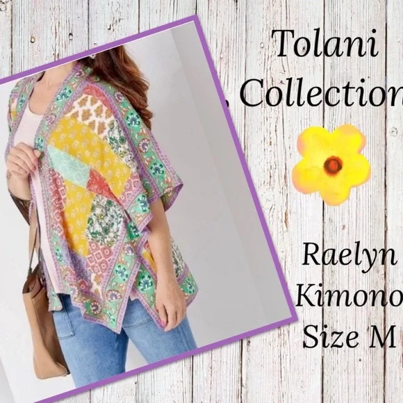 Anthropologie Tolani Collection Raelyn Kimono
Bright Patchwork M - Picture 7 of 7